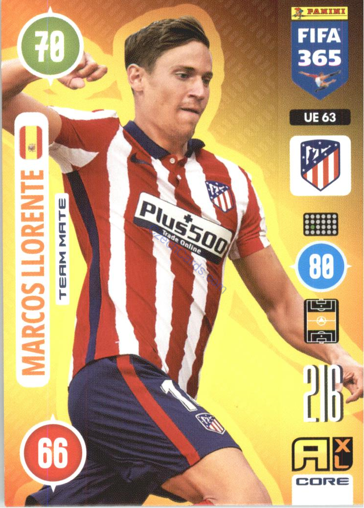 Marcos Llorente 2021 FIFA 365 Adrenalyn #UE63