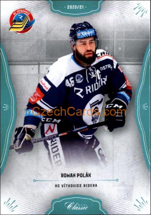 Roman Polák 2020/21 OFS hokejová karta Blue parallel #237