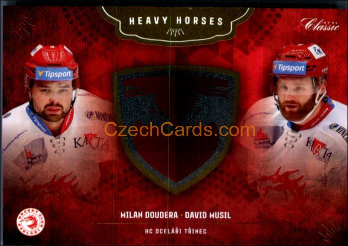 Doudera - Musil 2020/21 OFS hokejová karta Heavy Horses #HH-1