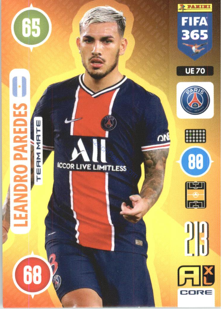 Leandro Paredes 2021 FIFA 365 Adrenalyn #UE70