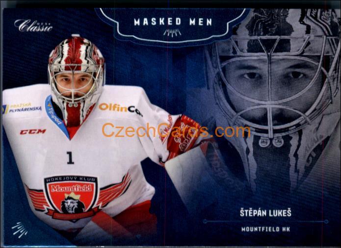 Štěpán Lukeš 2020/21 OFS hokejová karta Masked Men #MM-10