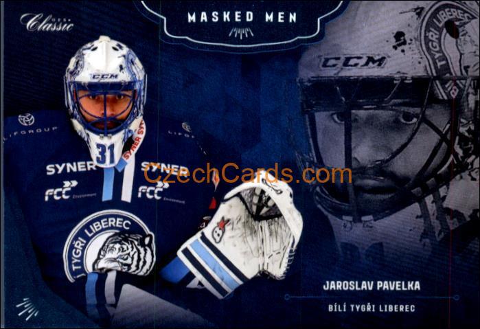 Jaroslav Pavelka 2020/21 OFS hokejová karta Masked Men #MM-4