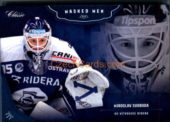 Miroslav Svoboda 2020/21 OFS hokejová karta Masked Men #MM-13
