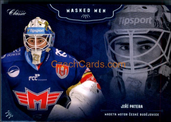 Jiří Patera 2020/21 OFS hokejová karta Masked Men #MM-28