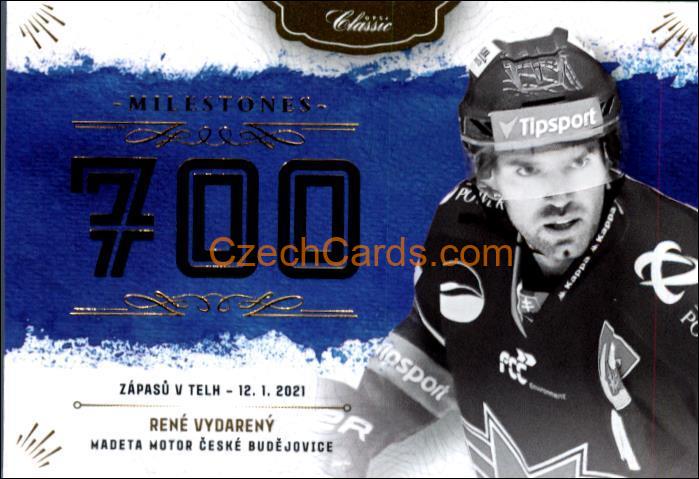 René Vydarený 2020/21 OFS hokejová karta Milestone #MS-RVY