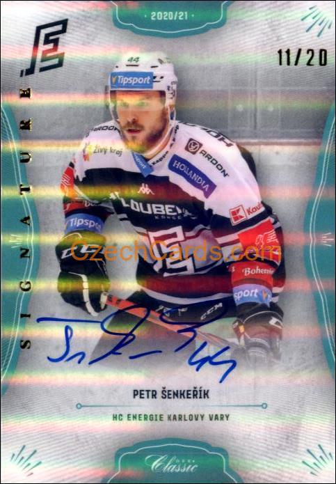 Petr Šenkeřík 2020/21 OFS hokejová karta Signature xx/20 #172