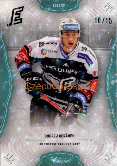 Ondřej Beránek 2020/21 OFS hokejová karta Parallel xx/15 #161