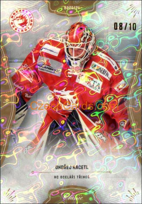 Ondřej Kacetl (G) 2020/21 OFS hokejová karta Parallel xx/10 #295