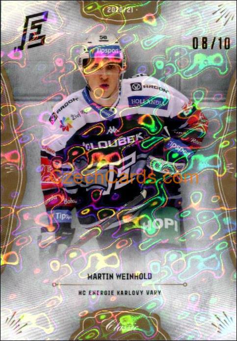Martin Weinhold 2020/21 OFS hokejová karta Parallel xx/10 #273