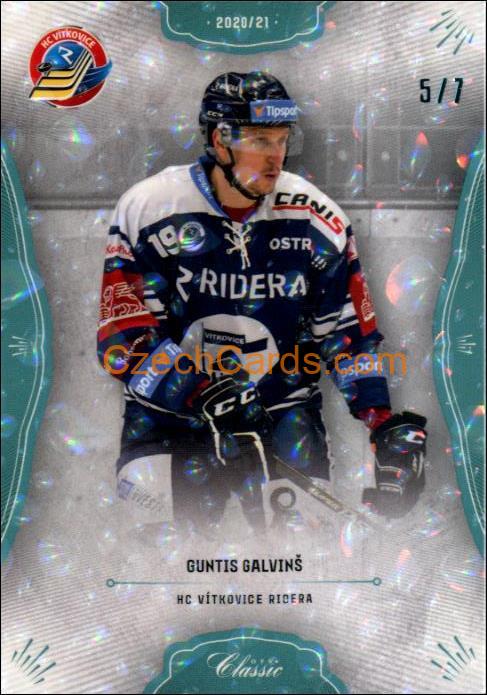 Guntis Galvinš 2020/21 OFS hokejová karta Parallel xx/7 #346