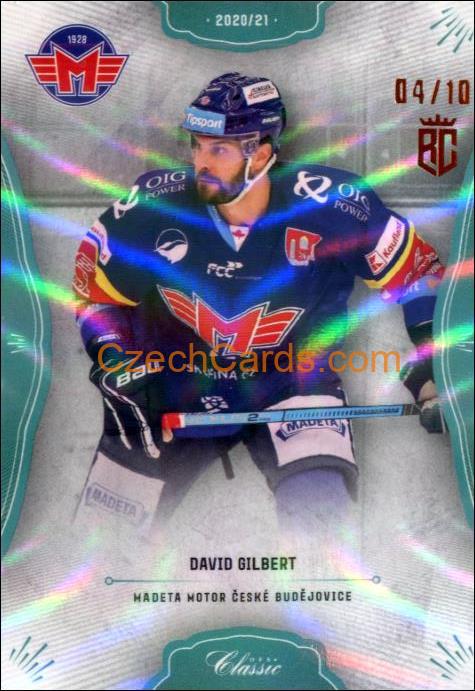 David Gilbert 2020/21 OFS hokejová karta Parallel xx/10 RC #200