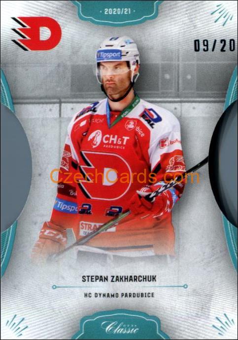 Stepan Zakharchuk 2020/21 OFS hokejová karta Parallel Die Cut xx/20 #398