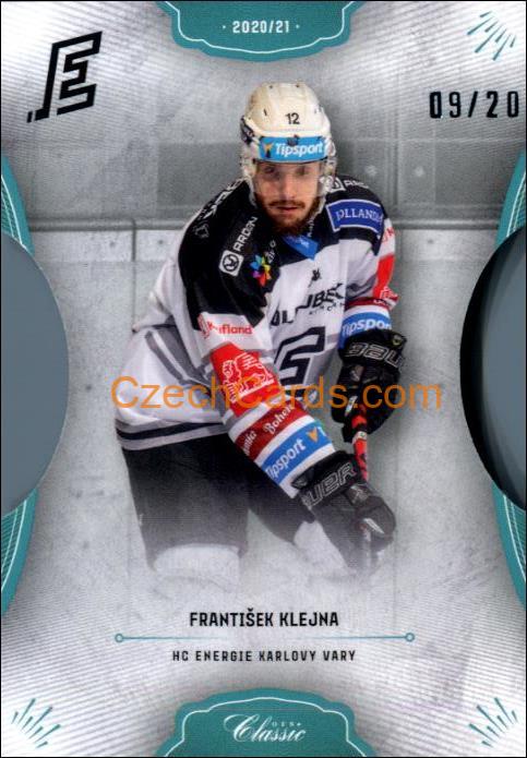 František Klejna 2020/21 OFS hokejová karta Parallel Die Cut xx/20 #387