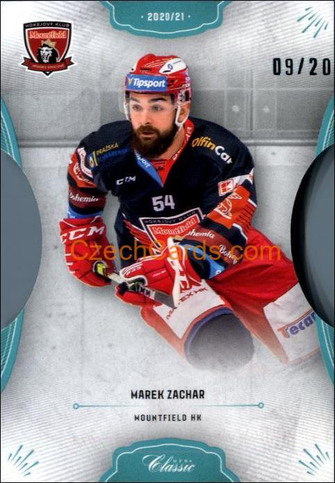 Marek Zachar 2020/21 OFS hokejová karta Parallel Die Cut xx/20 #327