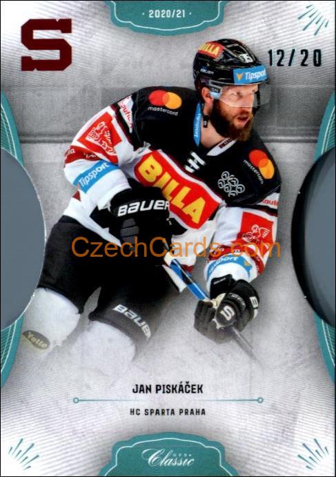 Jan Piskáček 2020/21 OFS hokejová karta Parallel Die Cut xx/20 #259