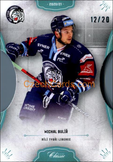 Michal Bulíř 2020/21 OFS hokejová karta Parallel Die Cut xx/20 #210