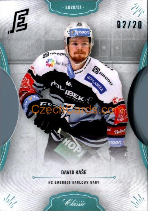 David Kaše 2020/21 OFS hokejová karta Parallel Die Cut xx/20 #168
