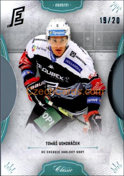 Tomáš Vondráček 2020/21 OFS hokejová karta Parallel Die Cut xx/20 #159