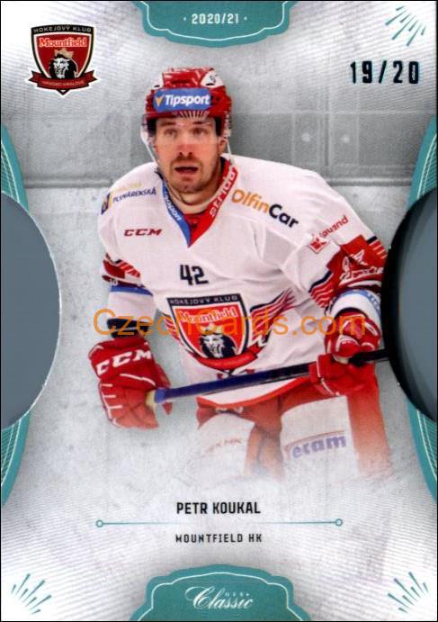 Petr Koukal 2020/21 OFS hokejová karta Parallel Die Cut xx/20 #69