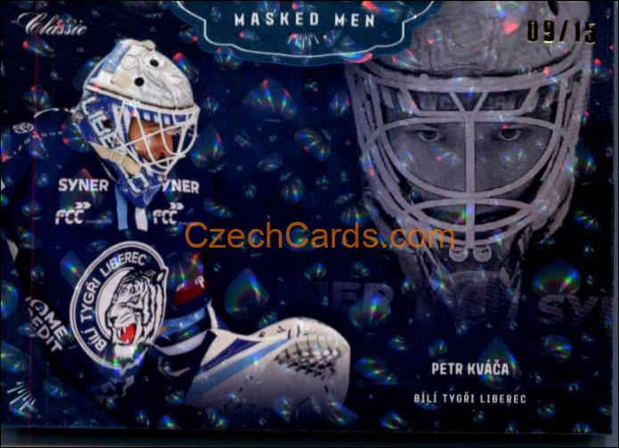 Petr Kváča 2020/21 OFS hokejová karta Masked Men xx/15 #MM-3