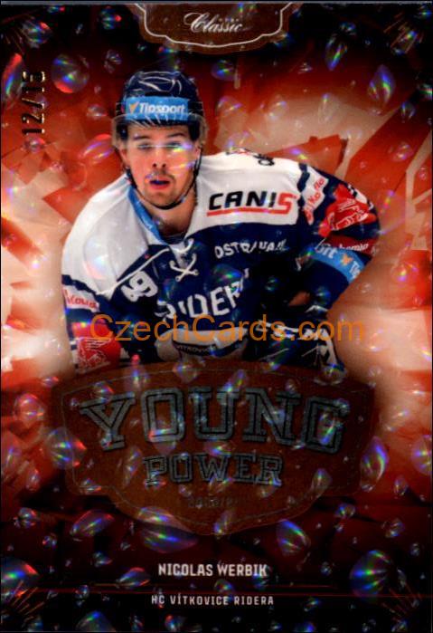 Nicolas Werbik 2020/21 OFS hokejová karta Young Power xx/15 #YP-14