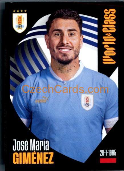 José María Giménez 2024 Panini World Class sticker #233