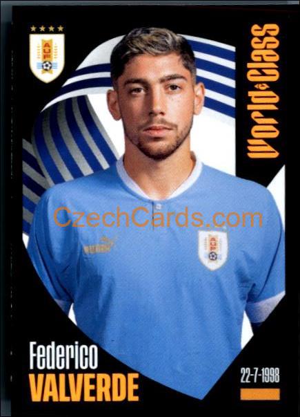 Federico Valverde 2024 Panini World Class sticker #241
