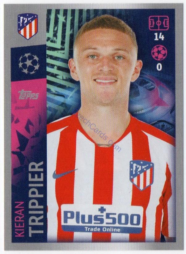 Kieran Trippier 2019/20 Topps sticker #27