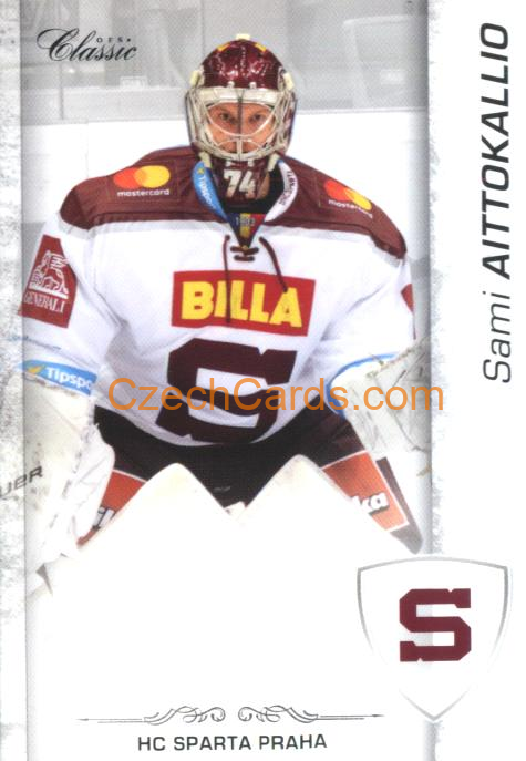 Sami Aittokallio (G) 2017/18 OFS hokejová karta #72