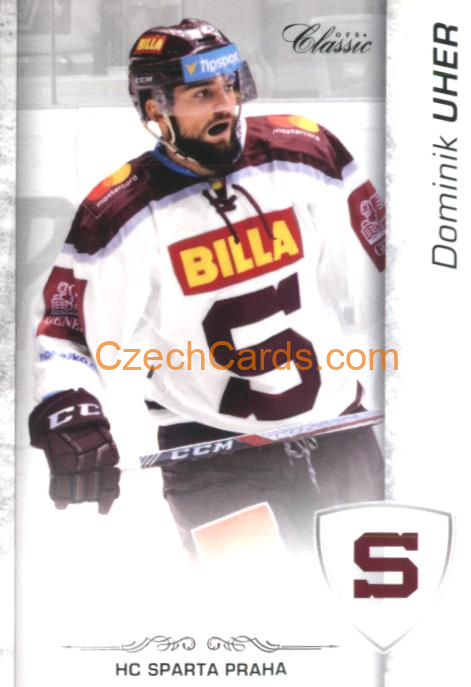 Dominik Uher 2017/18 OFS hokejová karta #84