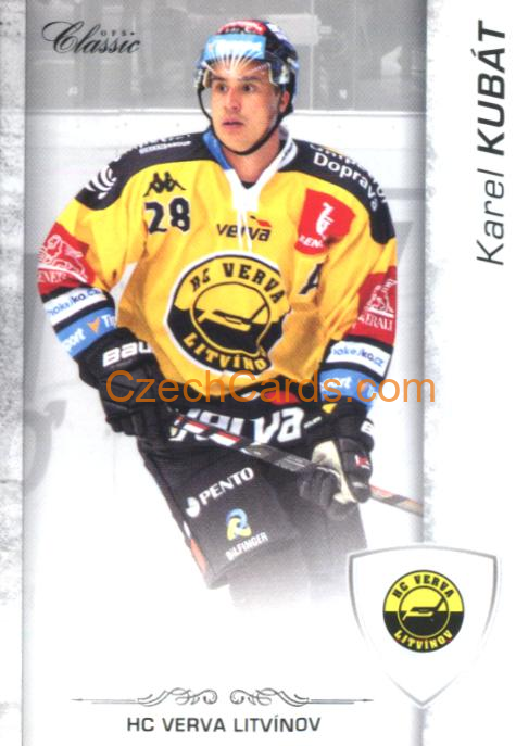 Karel Kubát 2017/18 OFS hokejová karta #92