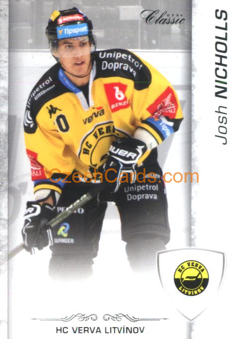 Josh Nicholls 2017/18 OFS hokejová karta #98
