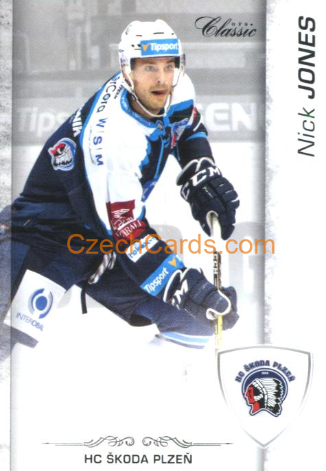 Nick Jones 2017/18 OFS hokejová karta #104
