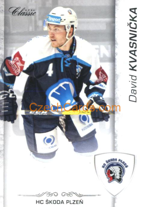 David Kvasnička 2017/18 OFS hokejová karta #106