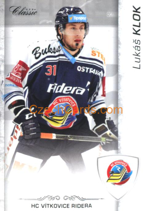 Lukáš Klok 2017/18 OFS hokejová karta #119