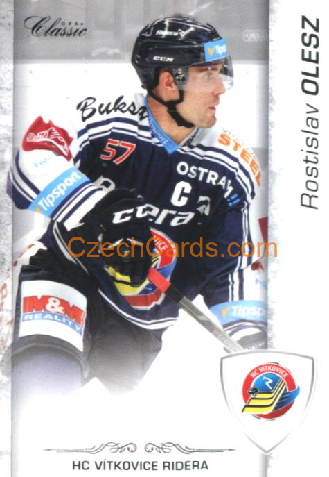 Rostislav Olesz 2017/18 OFS hokejová karta #122