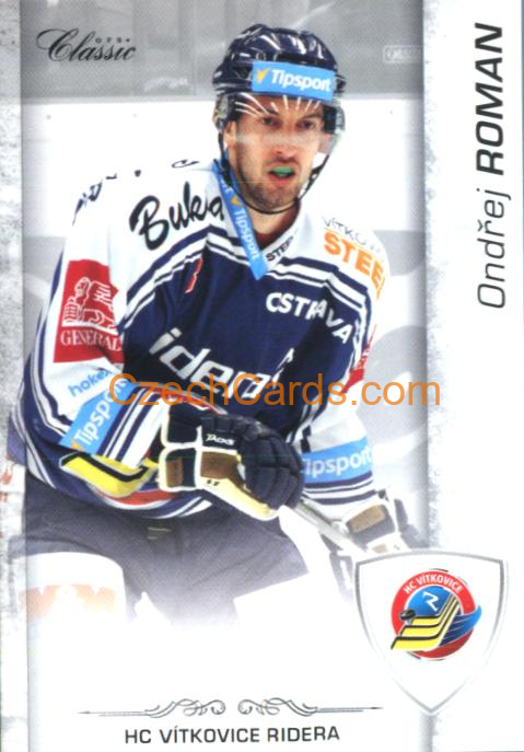 Ondřej Roman 2017/18 OFS hokejová karta #123