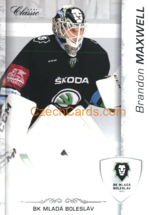 Brandon Maxwell (G) 2017/18 OFS hokejová karta #130