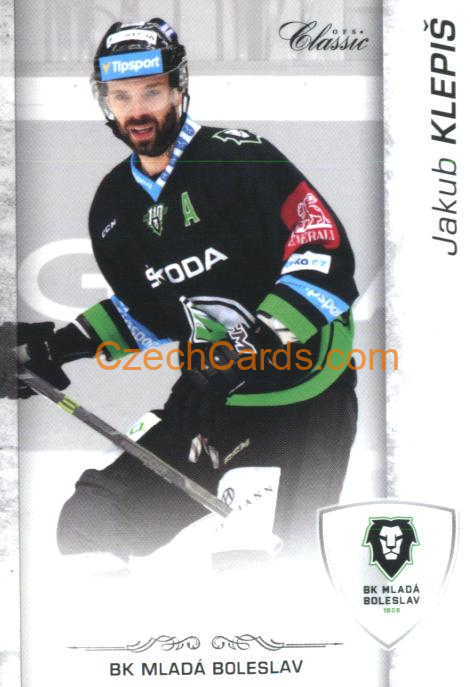 Jakub Klepiš 2017/18 OFS hokejová karta #137