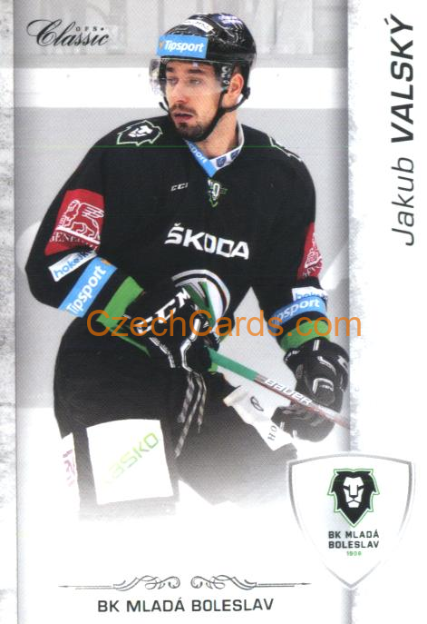 Jakub Valský 2017/18 OFS hokejová karta #138