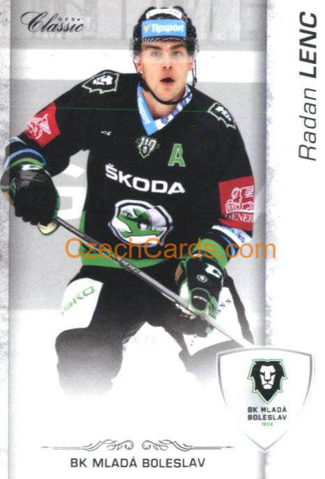Radan Lenc 2017/18 OFS hokejová karta #140
