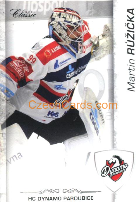 Martin Růžička (G) 2017/18 OFS hokejová karta #173