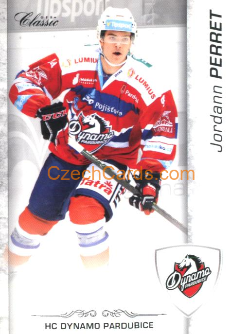 Jordann Perret 2017/18 OFS hokejová karta #184