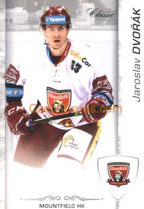 Jaroslav Dvořák 2017/18 OFS hokejová karta #219