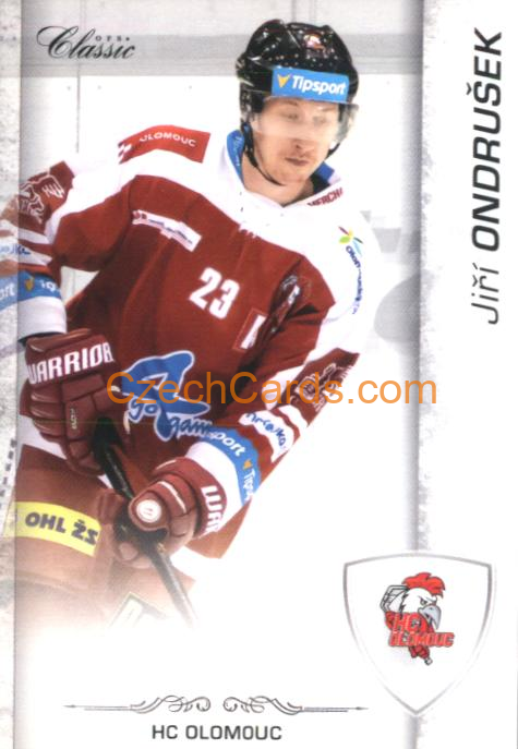 Jiří Ondrušek 2017/18 OFS hokejová karta #273
