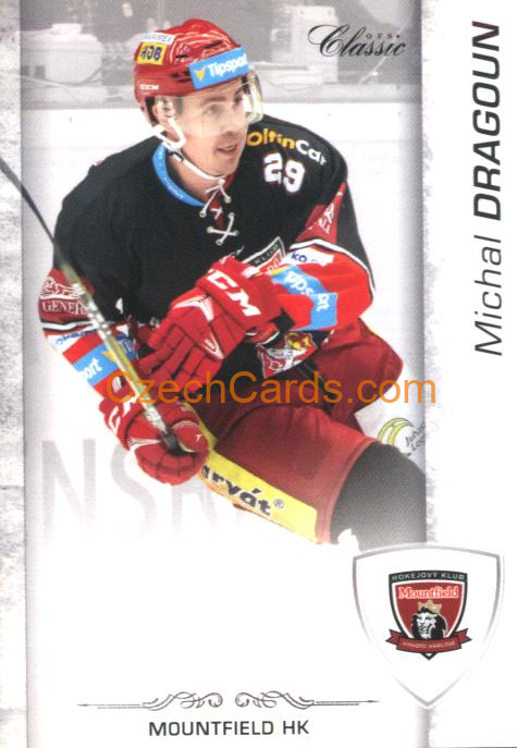 Michal Dragoun 2017/18 OFS hokejová karta #303