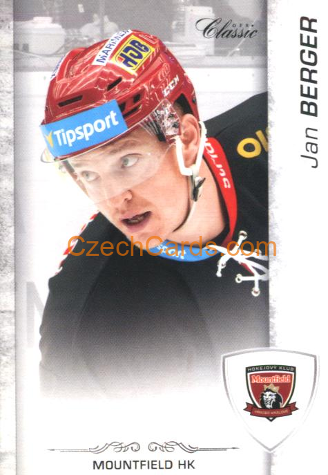 Jan Berger 2017/18 OFS hokejová karta #308