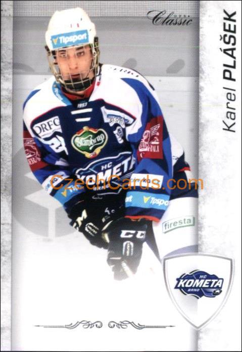 Karel Plášek 2017/18 OFS hokejová karta #317