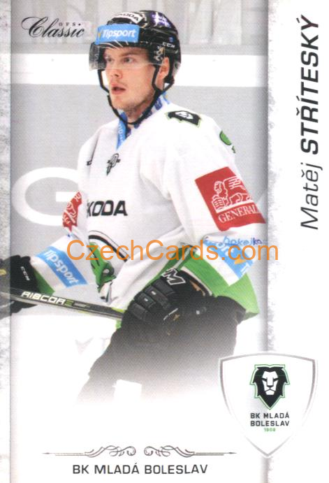 Matěj Stříteský 2017/18 OFS hokejová karta #366