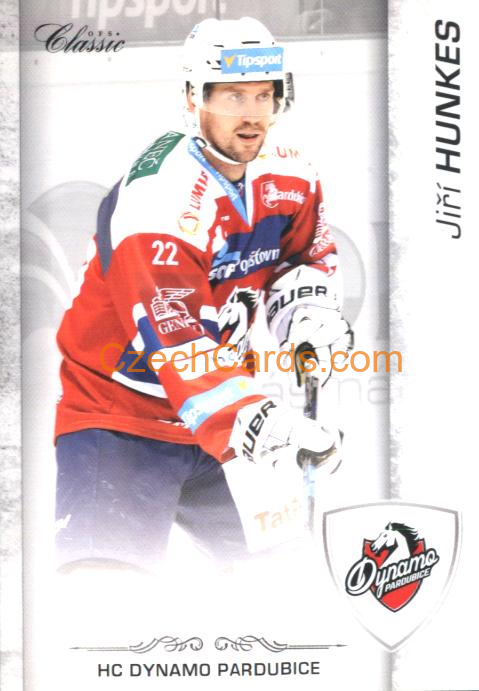 Jiří Hunkes 2017/18 OFS hokejová karta #391